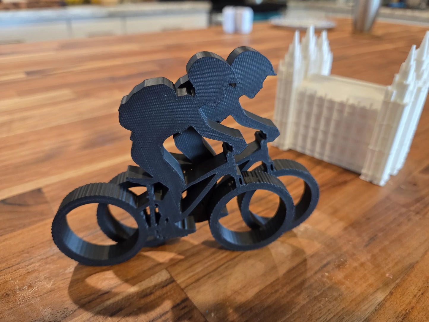 Two by Two Cyclist Sculpture Set