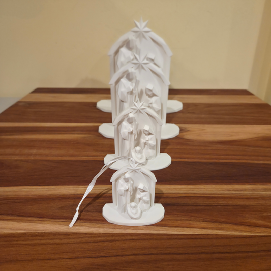 Low Poly Manger Scene