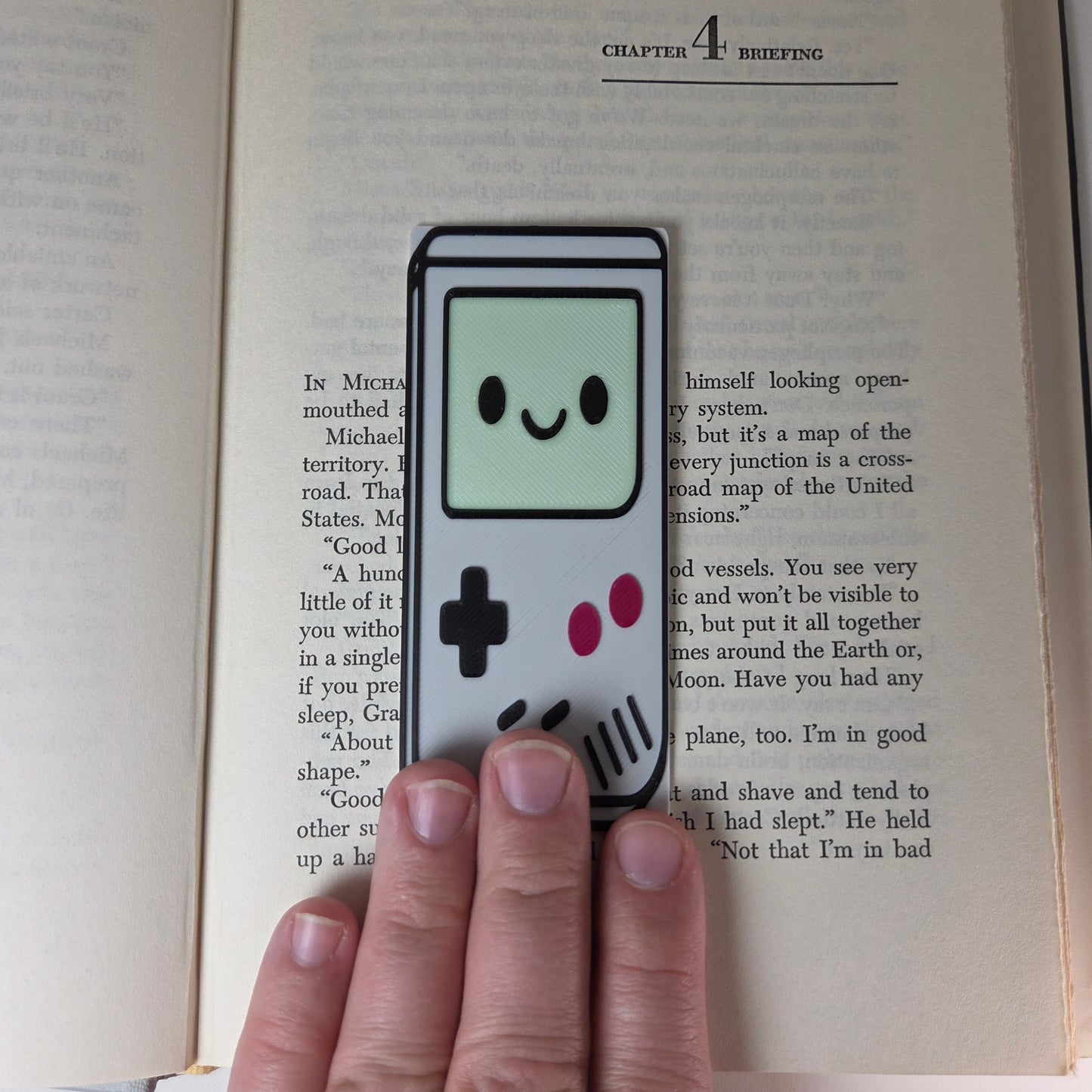 Glow-in-the-Dark Game Boy Bookmark