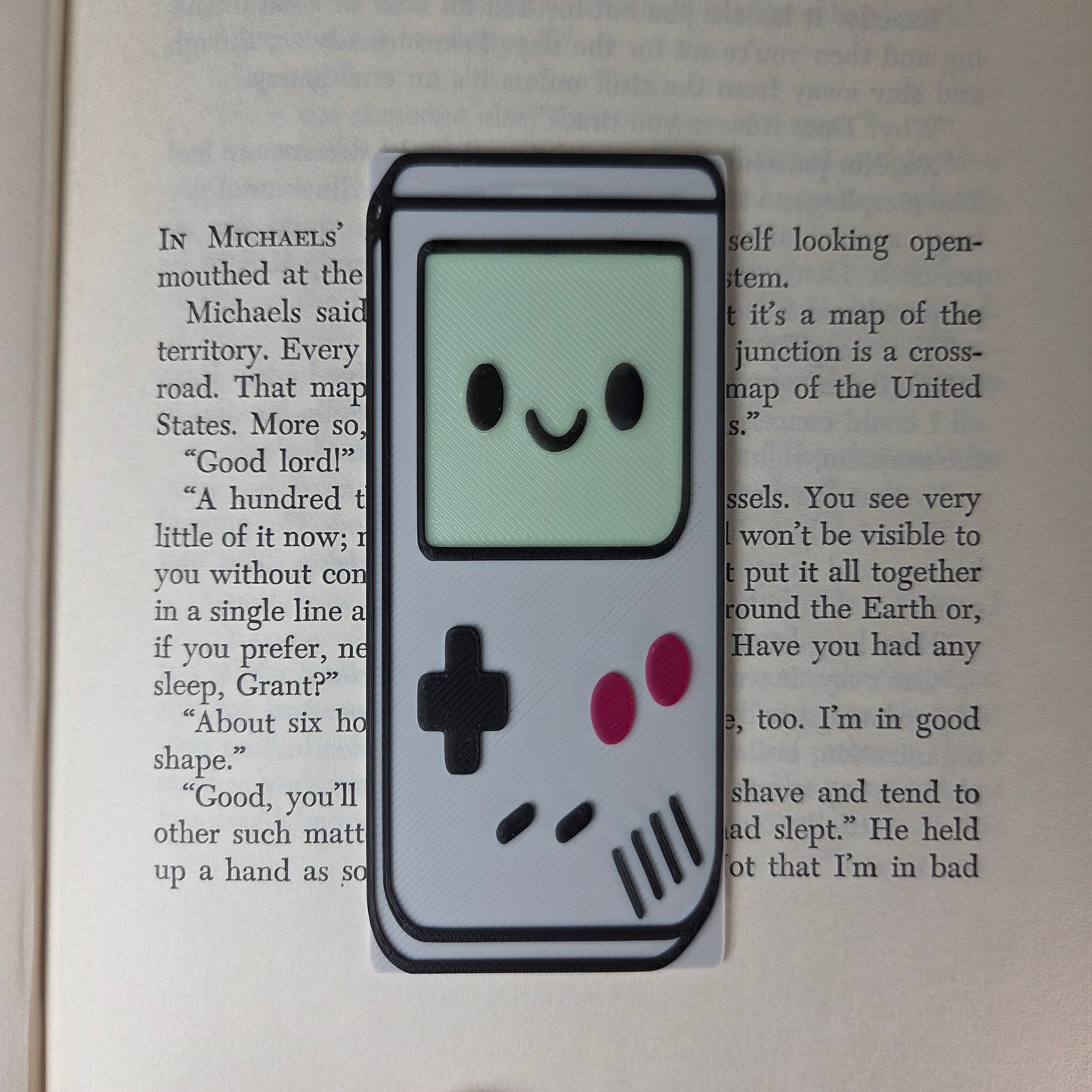 Glow-in-the-Dark Game Boy Bookmark