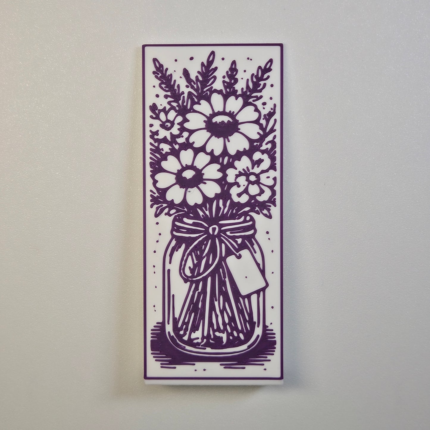 Wildflower Jar Bookmark