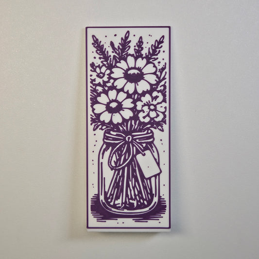 Wildflower Jar Bookmark