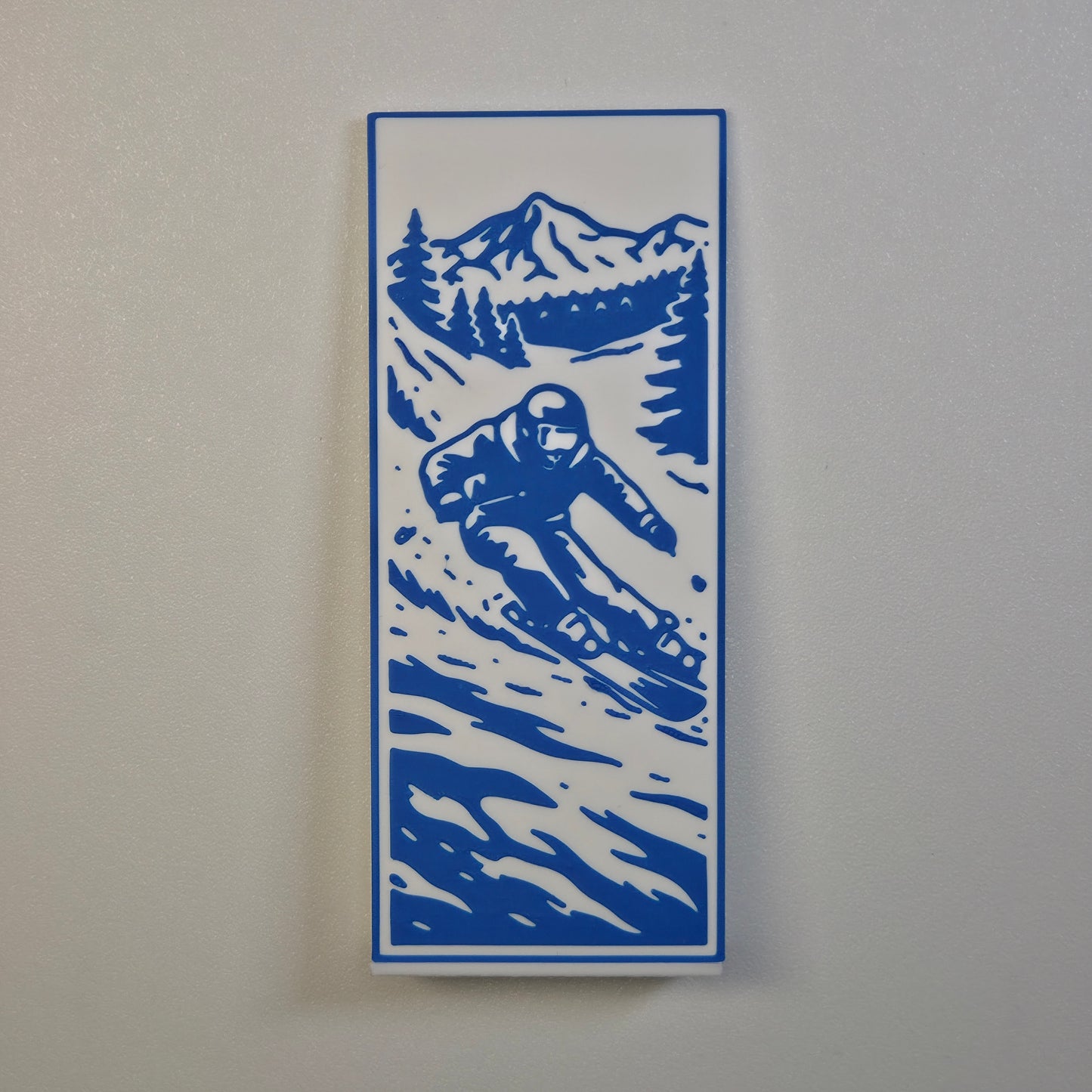 Alpine Skier Bookmark