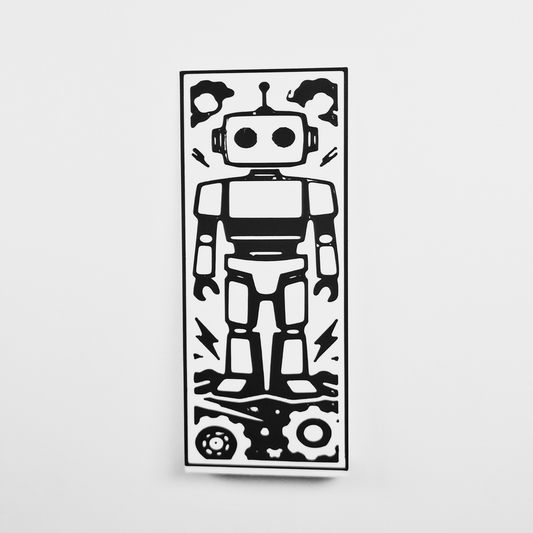Retro Robot Bookmark