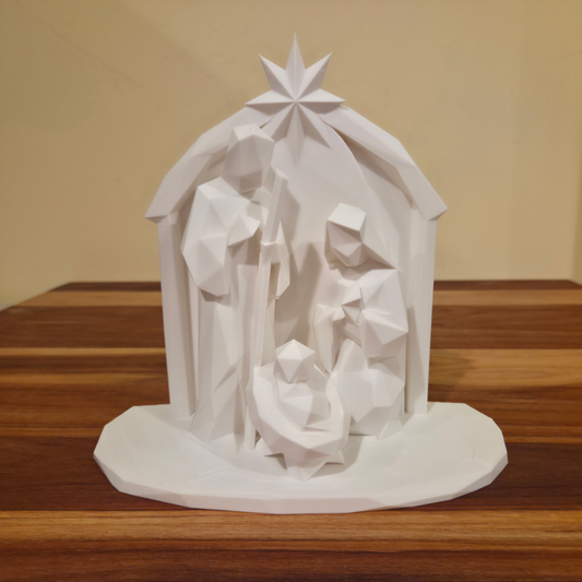 Low Poly Manger Scene