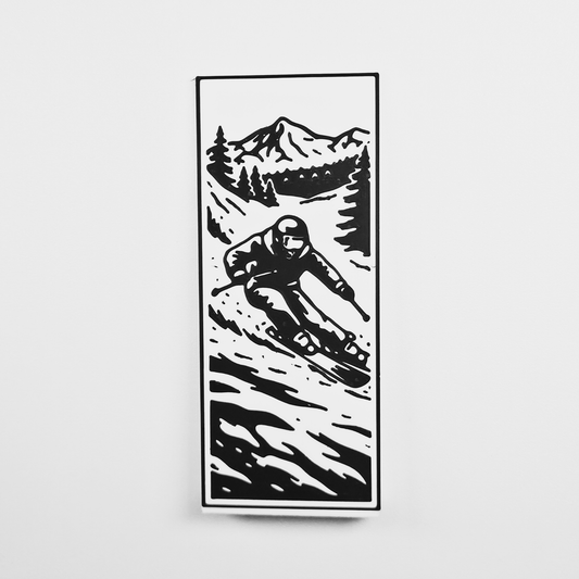 Alpine Skier Bookmark