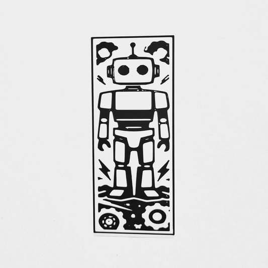 Retro Robot Bookmark