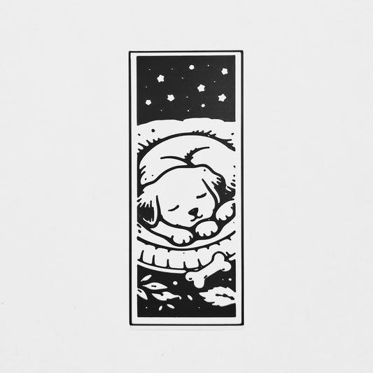 Sleeping Puppy Bookmark