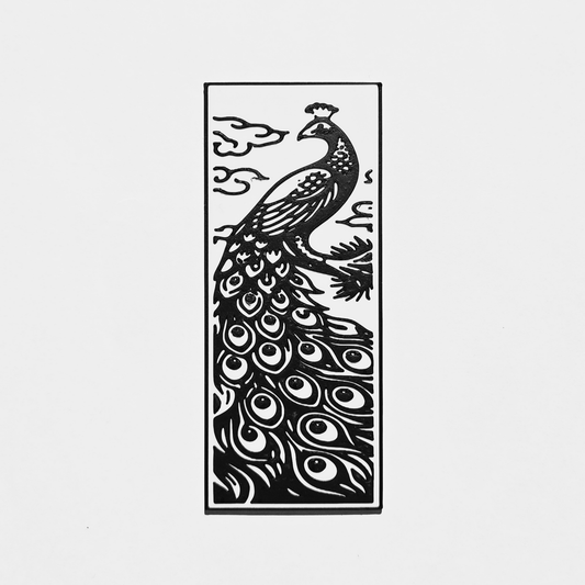 Majestic Peacock Bookmark