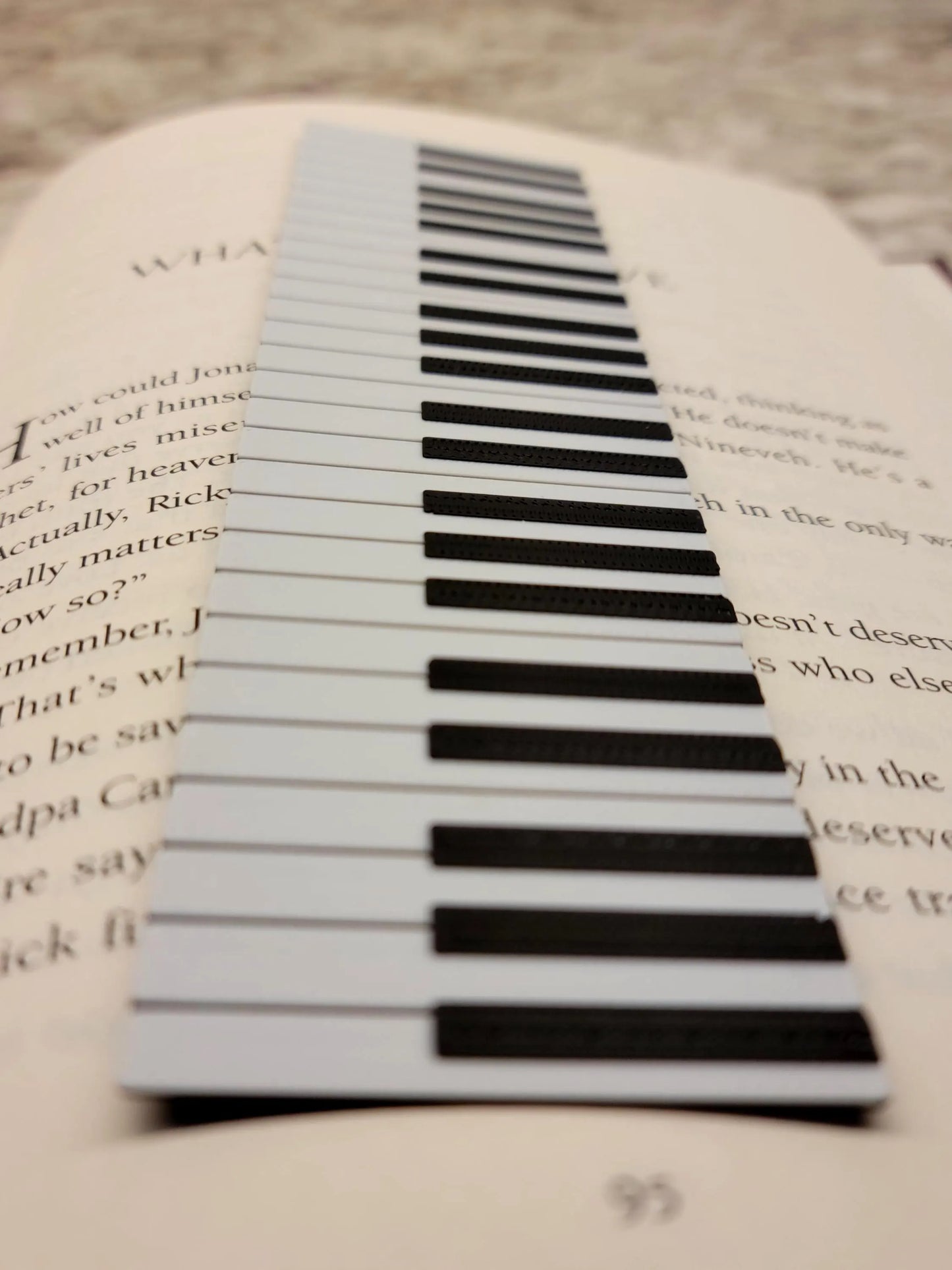 Piano Keys Bookmark