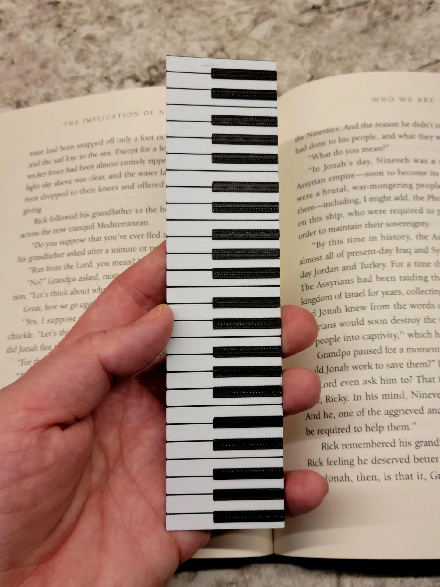Piano Keys Bookmark