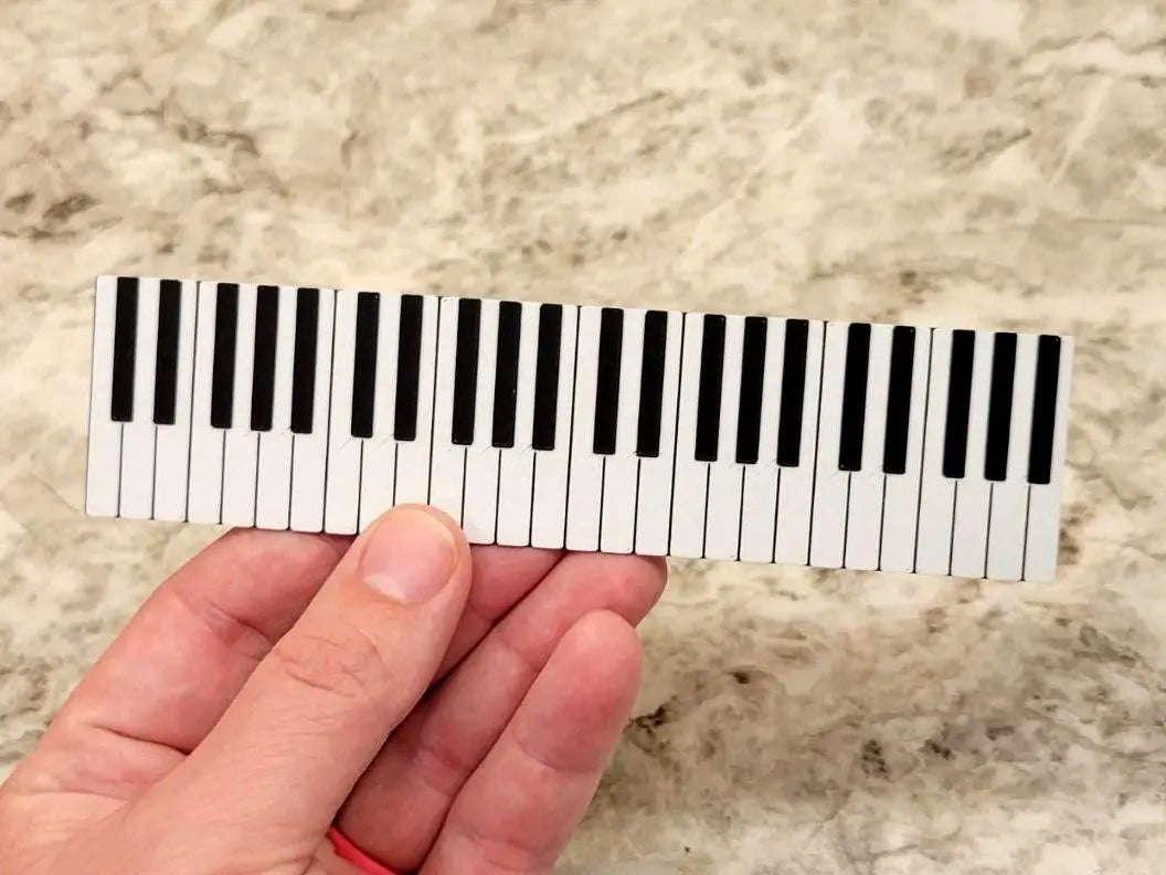 Piano Keys Bookmark
