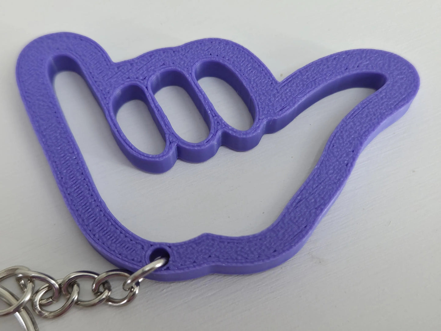 Hawaiian Surf Style Shaka Keychain