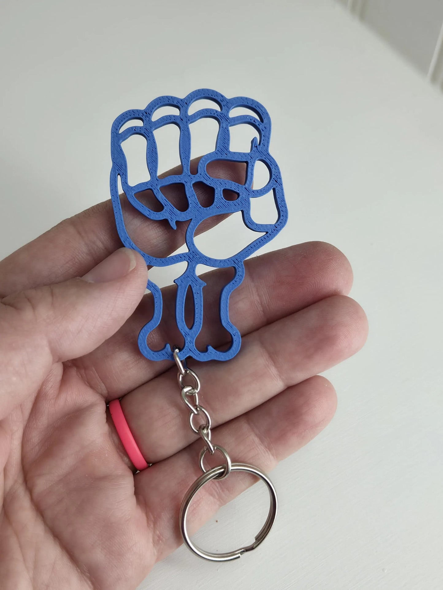 Skeleton Fist Keychain