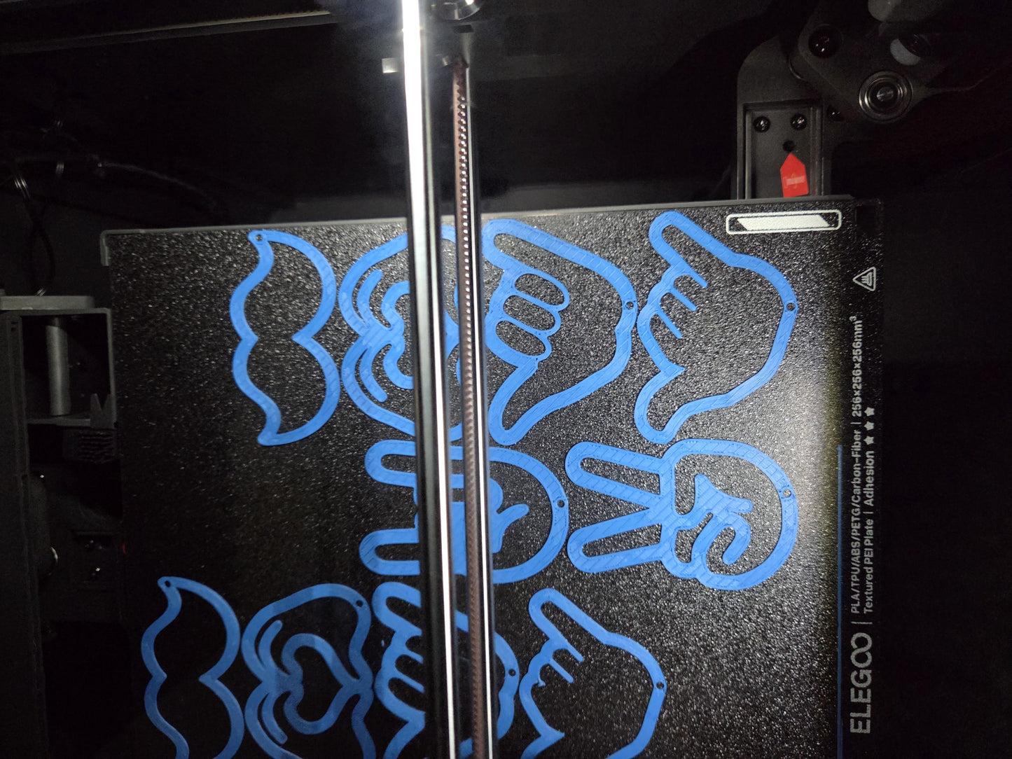 Rock On Hand Keychain