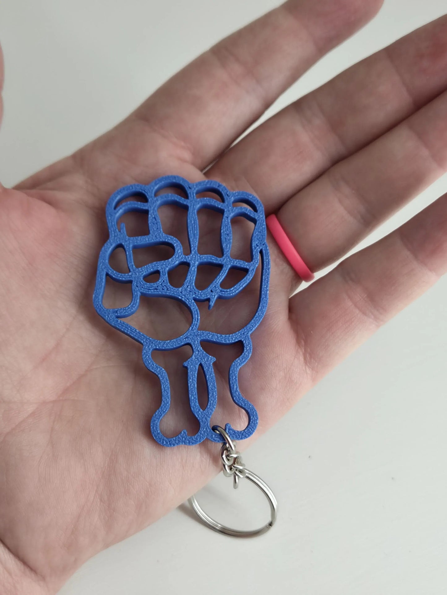 Skeleton Fist Keychain