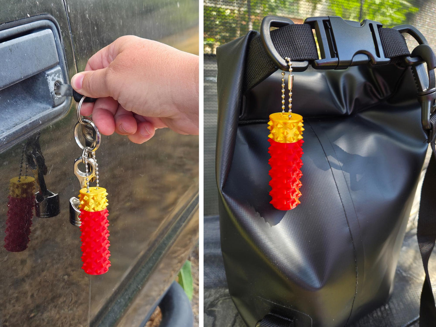 Shotgun Shell Fidget Keychain