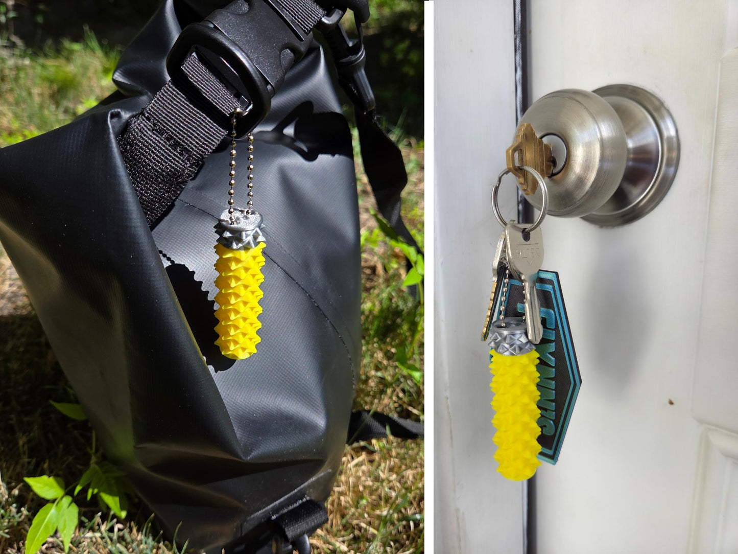 Shotgun Shell Fidget Keychain