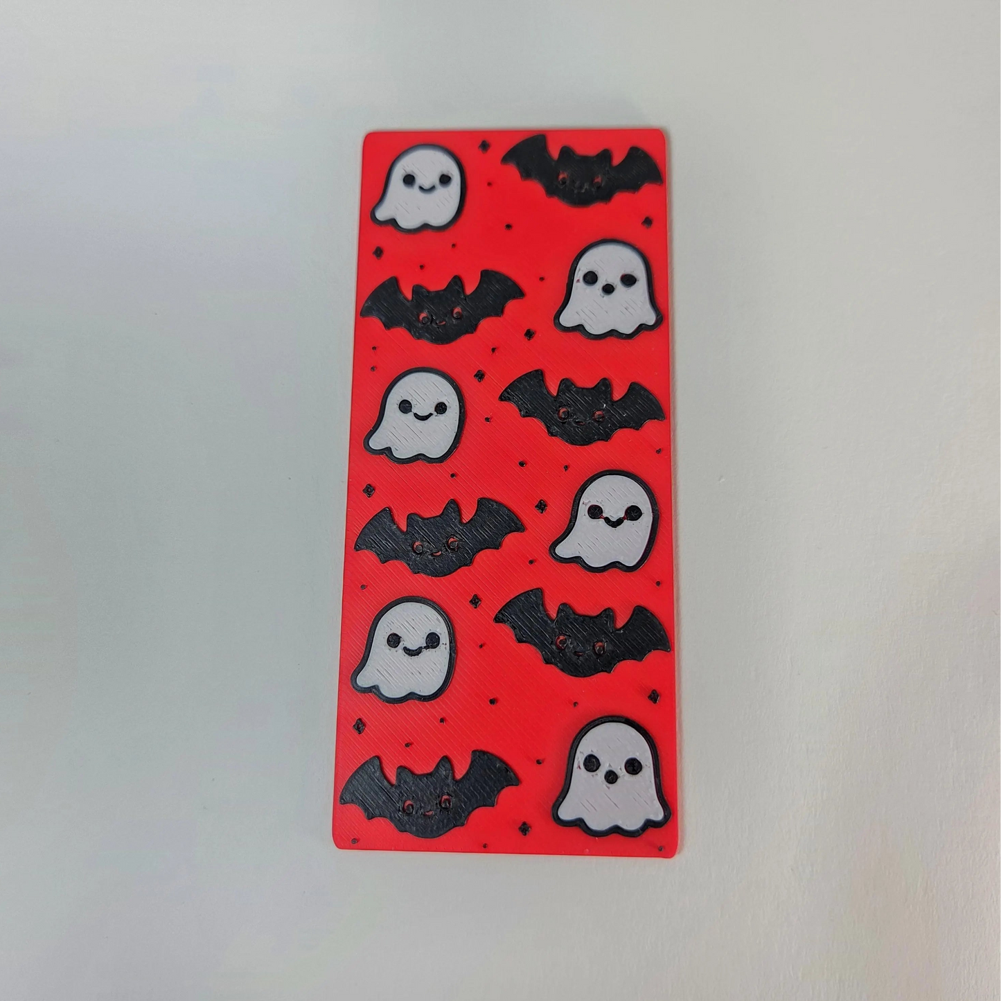 Ghost & Bat Halloween Bookmark