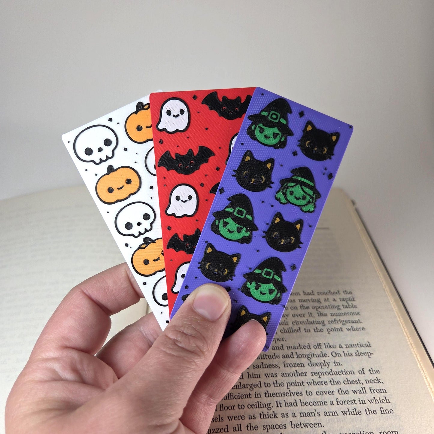 Witch and Black Cat Halloween Bookmark