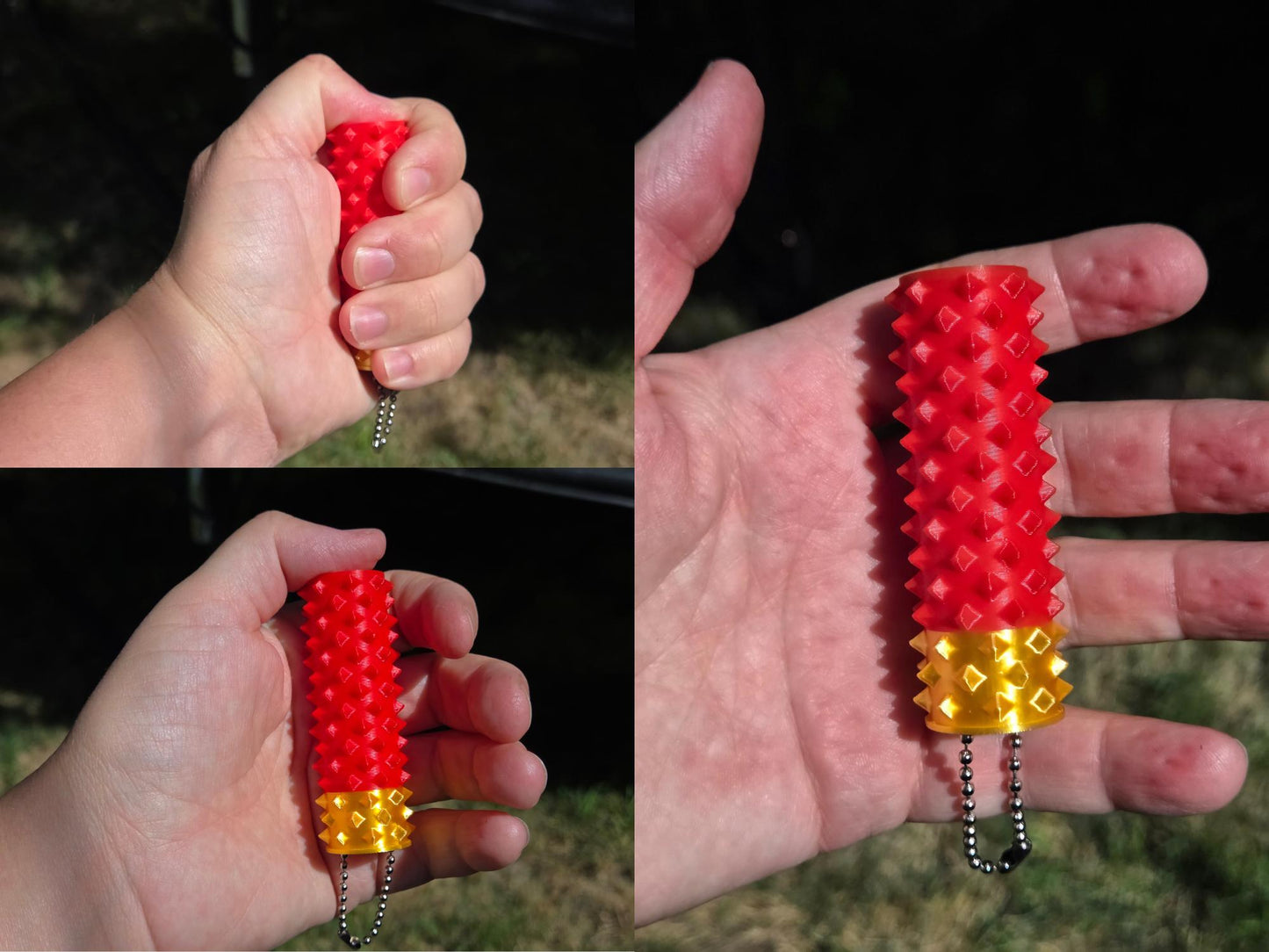 Shotgun Shell Fidget Keychain