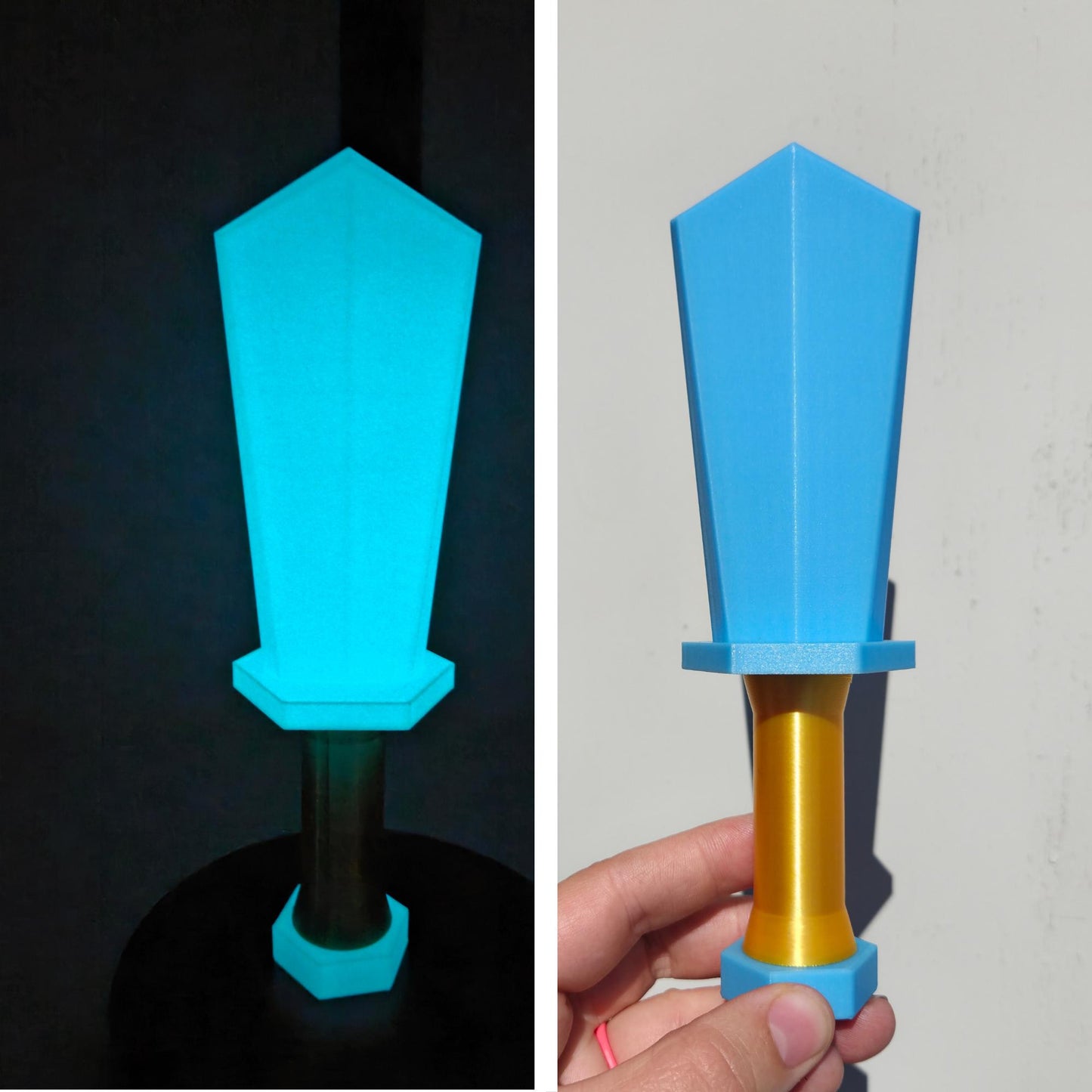 Glow-in-the-Dark Baby Sword Rattle