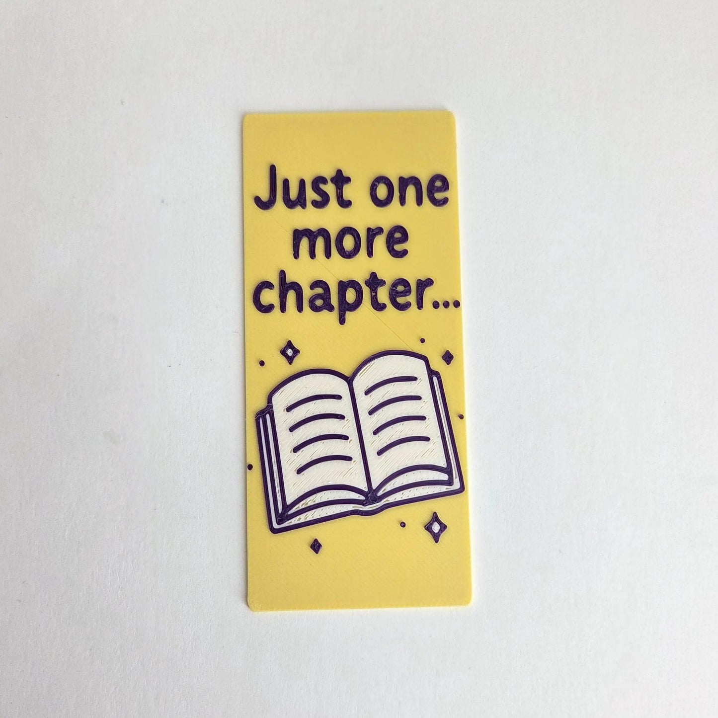 “Just One More Chapter” Bookmark