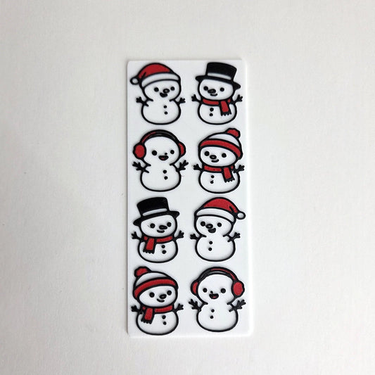 Snowman Winter Bookmark