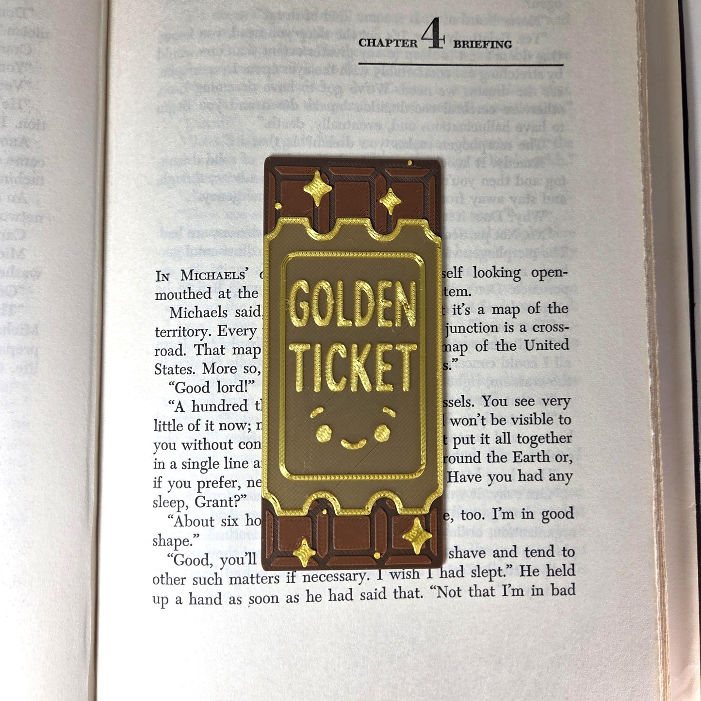 Golden Ticket Bookmark