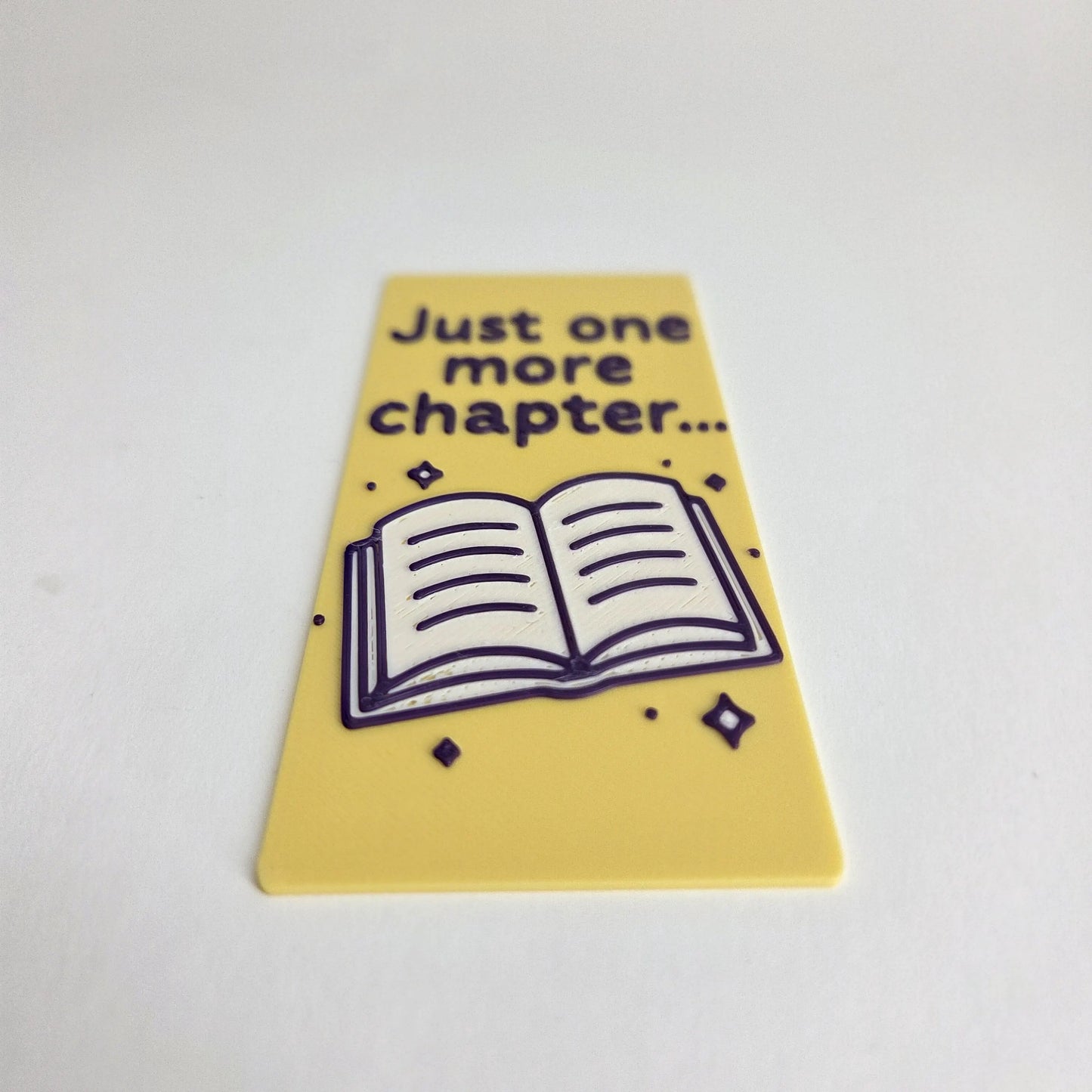 “Just One More Chapter” Bookmark