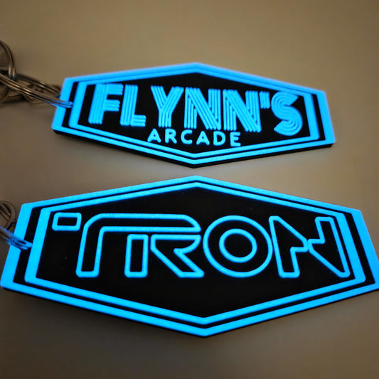 Special Edition Glow-in-the-Dark TRON & Flynn’s Arcade Keychain