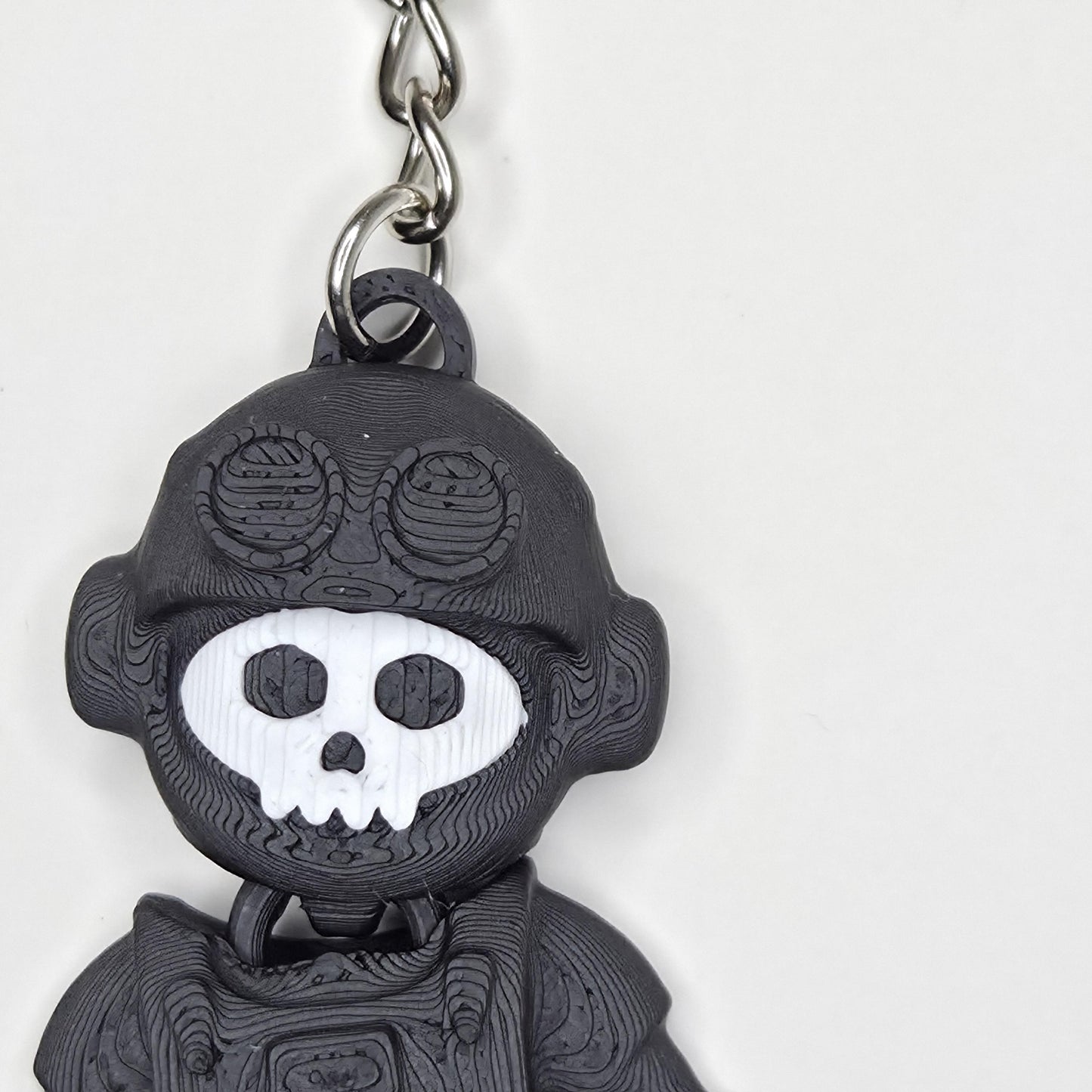 Mini Skull Soldier Flexi Figure or Keychain