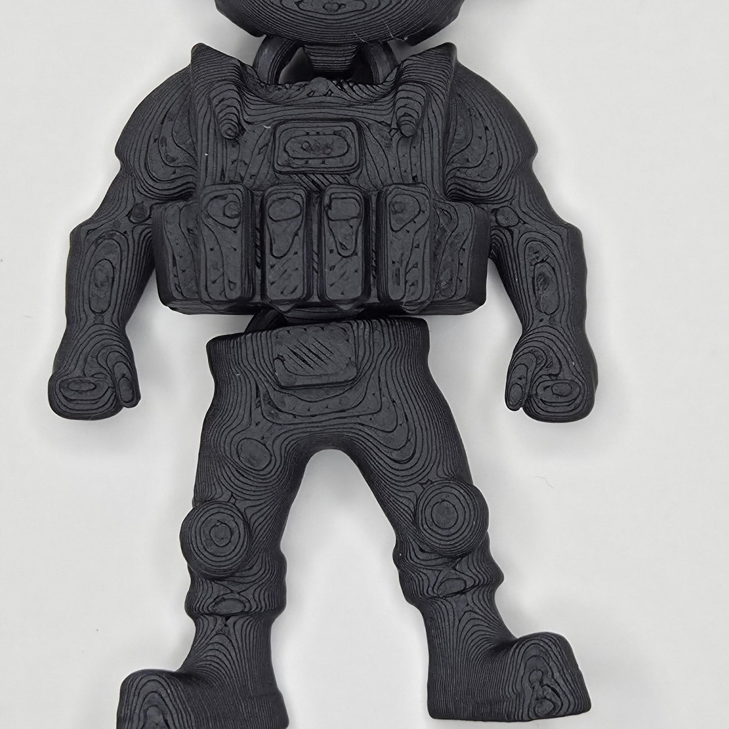 Mini Skull Soldier Flexi Figure or Keychain