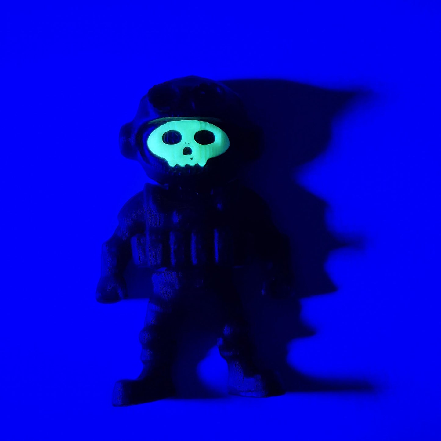 Mini Skull Soldier Flexi Figure or Keychain