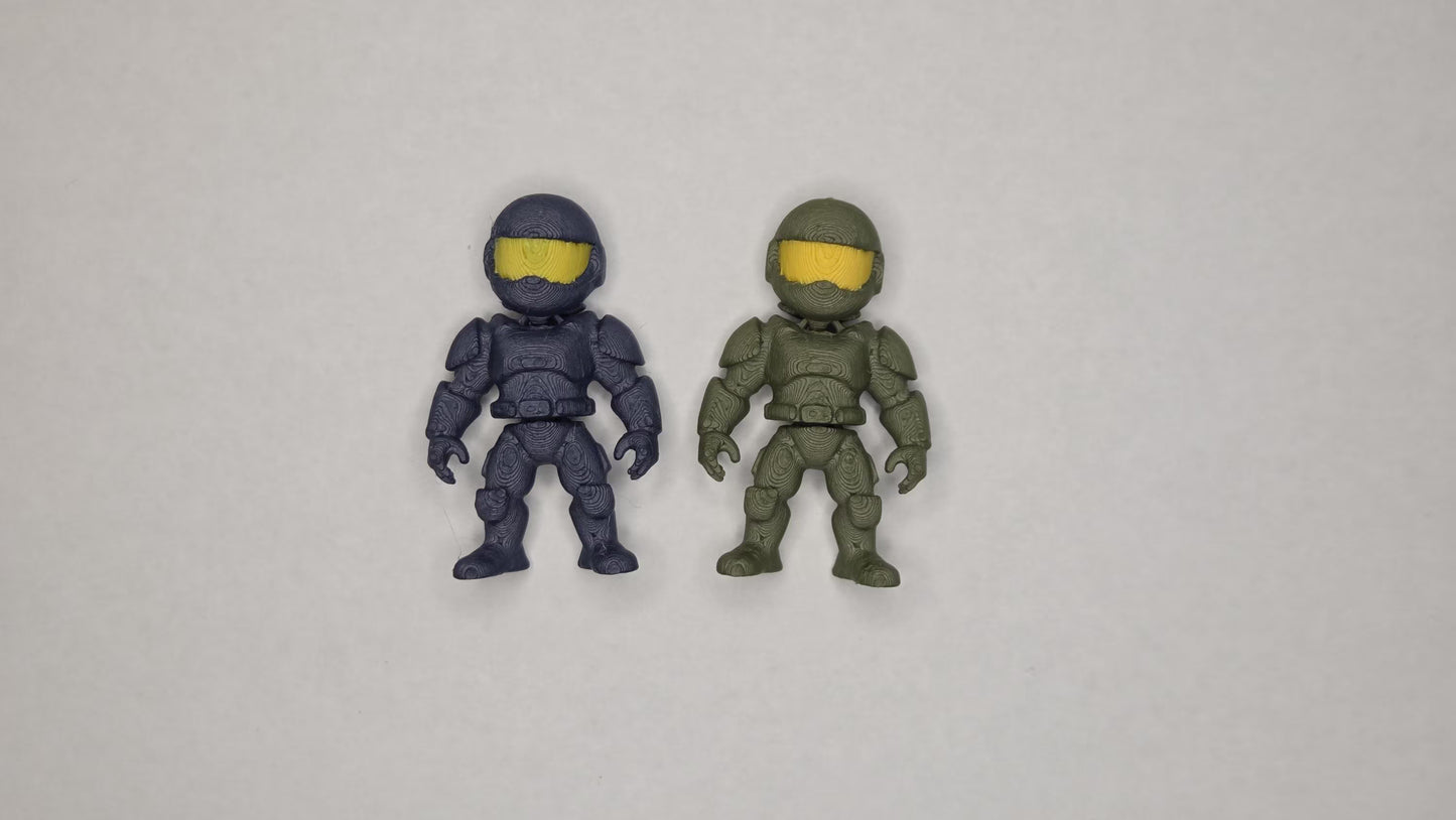 Mini Space Soldier Flexi Figures