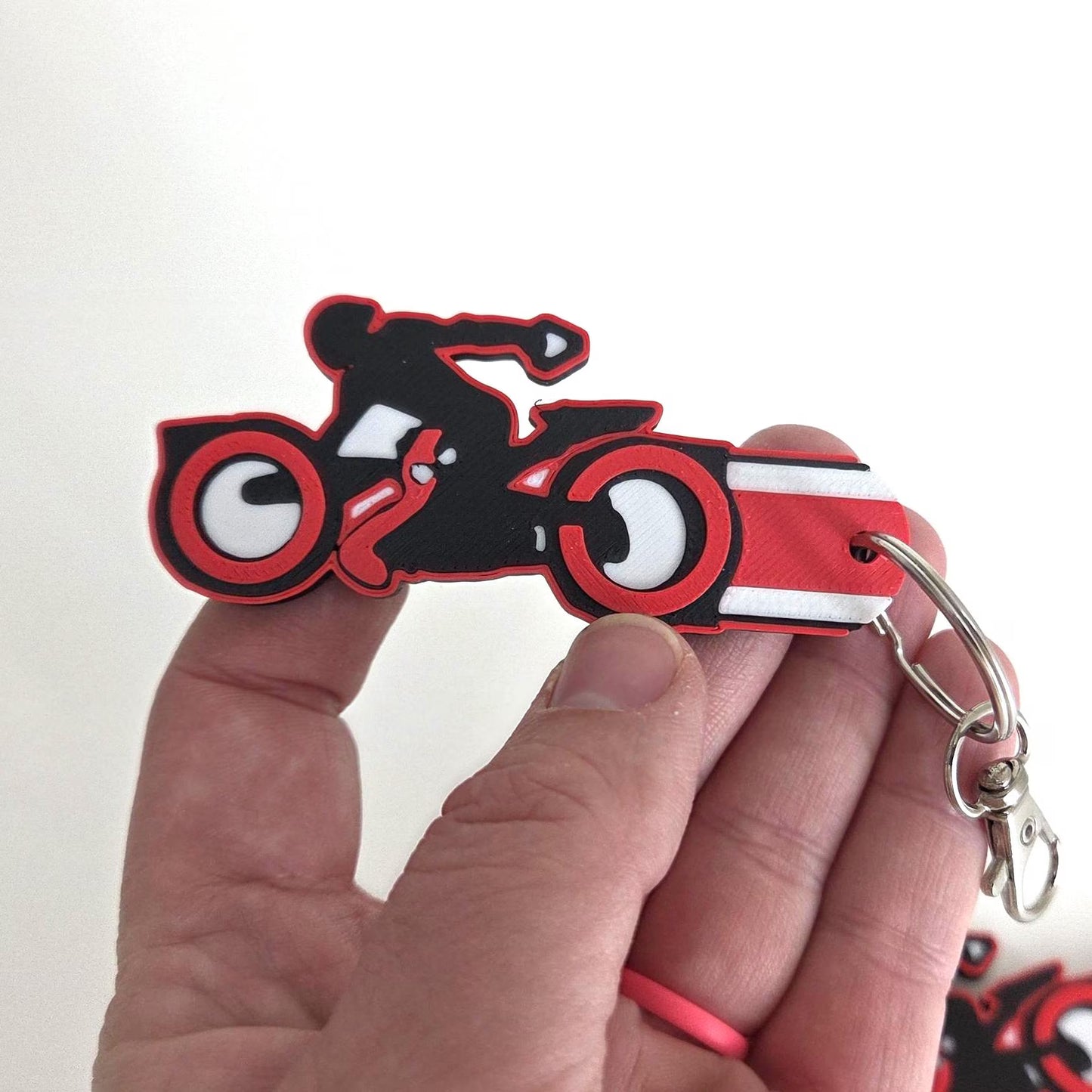 TRON Ares Lightcycle Keychain