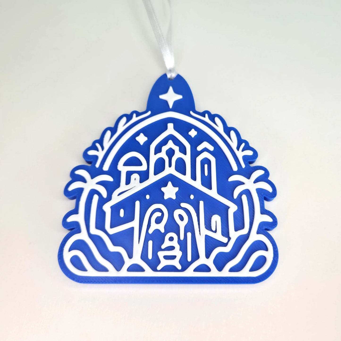 Gingerbread Bethlehem Nativity Ornament