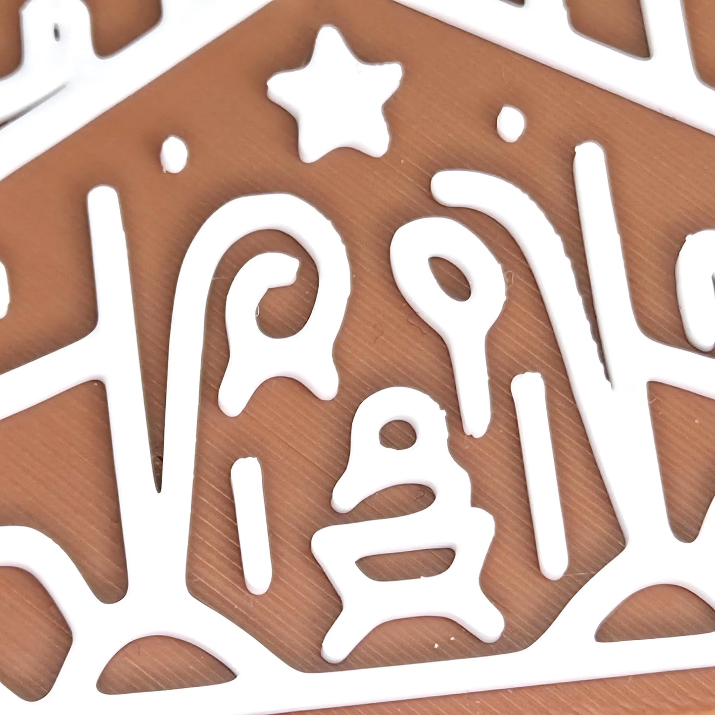 Gingerbread Bethlehem Nativity Ornament