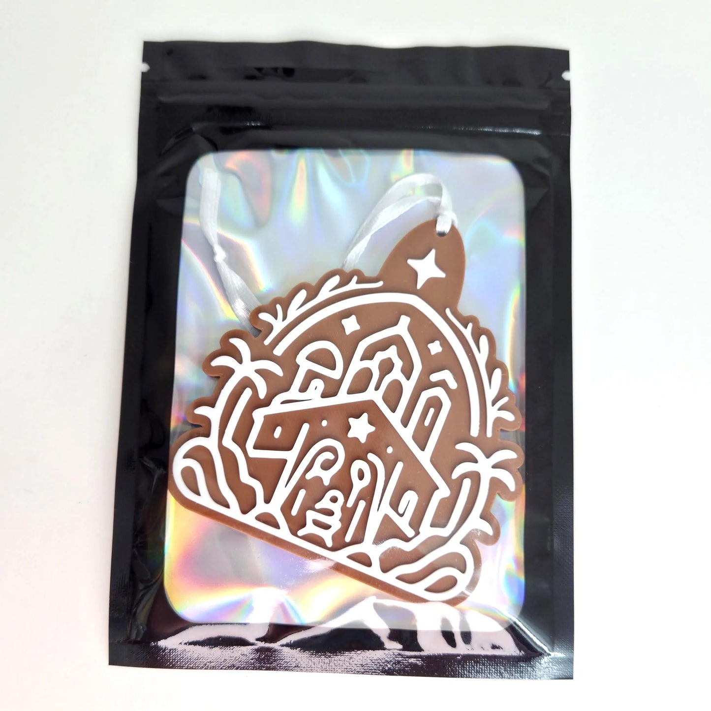 Gingerbread Bethlehem Nativity Ornament